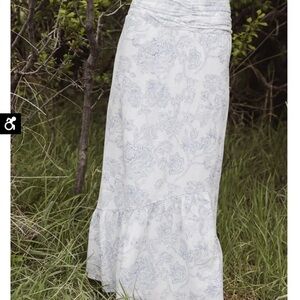 Bohme Blue & White Floral Maxi